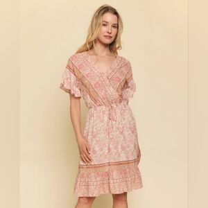 MYSTREE FLORAL BOHO DRESS